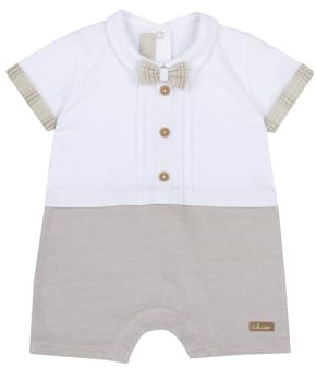 Chicco Pagliaccetto Elegante, In Cotone, Apertura Su Schiena E A Patello Pigiamino per bambino e neonato Bimbo 0-24 (Pacco da 1)