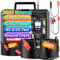 Autel® PowerScan PS100 Probador Circuitos, PowerProbe 12V-24V, Detector Cortocircuito, Interruptor Abierto, Multímetro Digital, Prueba Resistencia Relés & Diodos, Verificación Tierra, Cable 12M, Negro