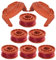 6 Bobine+2 Capuchons de bobine,Ø1.65 mm 3 mètres,Compatible avec WORX 20V Grass Trimmers WG180 /WG163/ WG175,Bobine de fil de rechange
