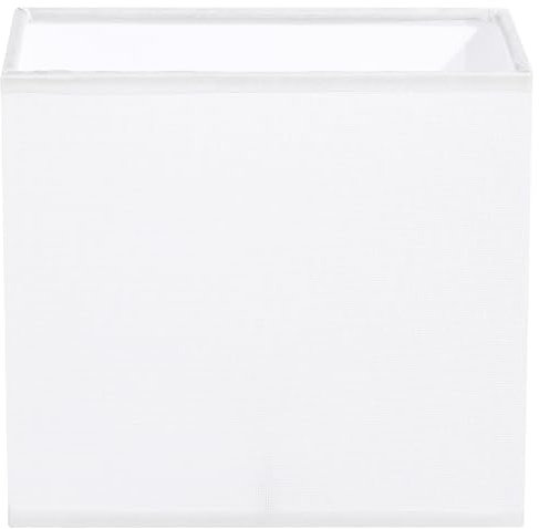 KICHOUSE Pantalla de Lámpara Rectangular de Tela para Mesa y Colgante Accesorio y Elegante para Decoración Casa y Hotel