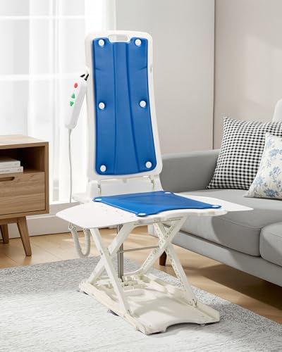 Juswell Portable Floor and Bath Lift Chair for Elderly Falls, Max 308 lbs