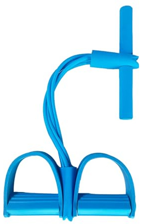 Widerstandsbänder, Fitnessbänder für Bauch Beine Po, Bauchtrainer Zuhause, Resistance Bands, Home Sport Pilates, Bauchmuskeltrainer, Expander Fitnessgeräte Sportgeräte, Sit up Hilfe, Yoga, Blau