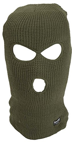 Mil-Tec Unisex Balaclava Sturmhaube, Oliv, One Size
