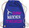 Turnbeutel Rucksack - Echte Mädchen turnen I Geschenk Turnerin - Unisize - Royalblau - kunstturnen kinderturnbeutel sport turn beutel für turner 25. geburtstag gymnastic stoffbeutel sportbeutel