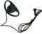 Bobury 1-Pin Jack 3,5 mm D-Shape Écouter Uniquement pour Casque Oreillette Radios bidirectionnelles Radio Talkie-walkie