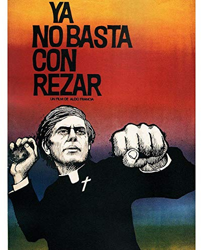 Wee Blue Coo LTD Political Liberation Theology Priest Struggle Chile Art Print Poster Wall Decor Kunstdruck Poster Wand-Dekor-12X16 Zoll