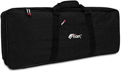 TIGER KGB14-05 61 Key Keyboard Bag with Handle 970 x 375 x 140mm Black