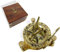 RedSkyTrader Sonnenuhr-Kompass aus massivem Messing With Wooden Box gold