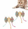 Dusenly 6 pieces of catnip cat toy plush mouse cat toy lifelike fat cat plush simulation realistic mouse toy