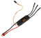 40A ESC, 40A Speed ​​Controller Bürstenloser ESC mit Niederspannungs-Abschaltschutz RC Drone Helicopter Upgrade Teile Zubehör(Schwarz)
