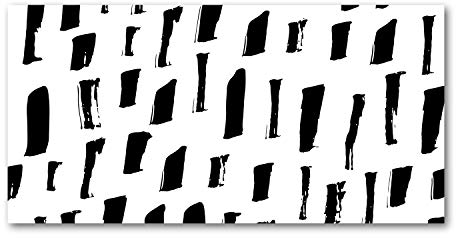 Tulup Acrylglas - Wandkunst - Bild auf Acrylglas Deko Wandbild hinter Kunststoff/Acrylglas Bild - Dekorative Wand für Küche & Wohnzimmer 120 x60 cm - Sonstige - Schwarzweiße Flecken - Schwarzweiß