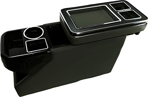 Just Kampers Staukasten für die Mittelkonsole, Getränke-/Telefonhalter für Transporter, schwarz