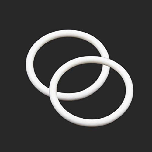 50 Pcs Weiße O-ringe 9mm x 1mm | Silikon - SI Dichtungsringe Dichtung Gummidichtung Oring 9x1 HÄRTE 70 ShA| Dichtungen Gummiringe Set | O-ringe Sortiment | Dichtungssatz Sanitär