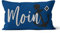 Hamburger SV HSV Nicki Kissen Moin, 100% Polyester, Plüsch, Wurfkissen, 45 x 26 cm