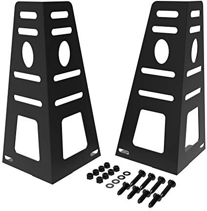 ZIYOO Kopfteil und Fußteil Halterungen für Metall Bettgestell Smart Bed Base Plattform Connector 2er Set