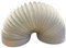 Quailitas Premium Universal Tumble Dryer Vent Hose – White, 4 in. x 2 m, Easy to Install, Durable, Extra-Strong Exhaust Pipe