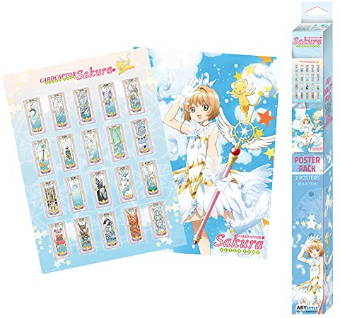 ABYSTYLE Cardcaptor Sakura – Set 2 Chibi Poster Artworks (52 x 38 cm)