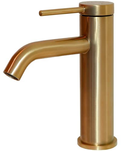 Essebagno Lollipop mitigeur lavabo bas cuivre brossé