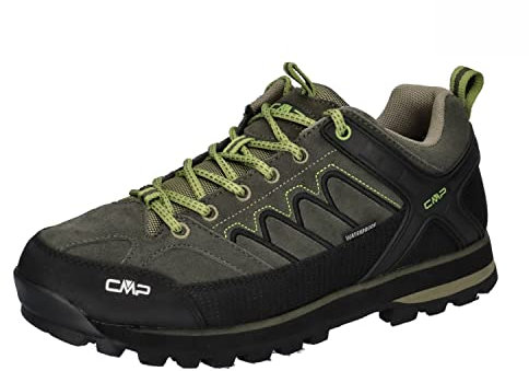 CMP Herren Moon Low Shoes WP Trekking-Schuhe, Grün (Militare), 45 EU