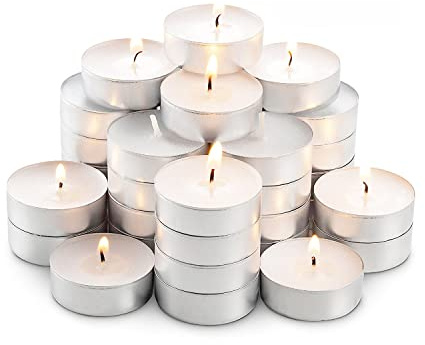 GREATOYAR Velas de Té, Candelita, Velas Pequeñas, Velas de Té Aromáticas, Velas con Aroma, velas Romanticas, Candle de Pasión, Larga Duración, 4 Horas, Blanco, 500 Unidades