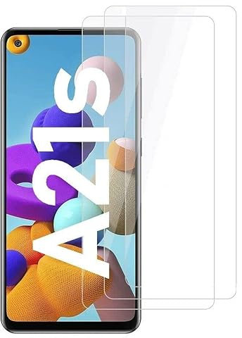 [2 Stück] Panzer Schutz Glas kompatibel mit Samsung Galaxy A21s Schutzfolie Verbundglas Schutzglas Hart Tempered Glass Kristallklar Anti-Kratzen Anti-Öl