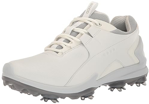 ECCO Mens 2026 Biom Tour Fluidform Waterproof Spiked Leather Golf Shoes