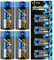 Excelltec 4pk Lithium Batteries, CR123A 3V Lithium Battery for Cameras and Flashlights, Long-Lasting & high Performance Reliable Power Source for High-Drain Devices