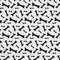 HEKO PANELS Stoff Oxford Wasserdichte Meterware Canvas-Stoff Polyester Stoff Zum Nähen Nähstoffe Dekostoffe Wasserabweisend Blickdicht Schwarze Knochen 1 Meter 155 x 100 cm
