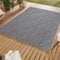 SIMPEX Outdoor Teppich, Boho Design, Teppich Grau, 160 x 230 cm, Teppich Boho-Stil, Küche, Balkon, Terrasse, Garten, Picknick