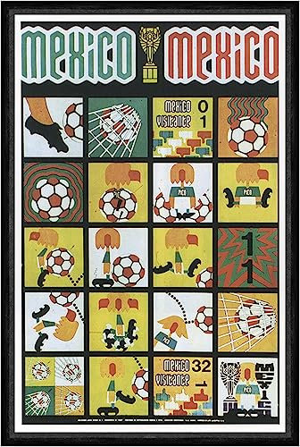 Biller Antik Mexico 1970 Coupe du Monde Affiche Coupe du Monde Poster Poster Poster Faks_Publicité 680