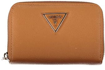 GUESS Meridian SLG Medium Zip Around Wallet Cognac