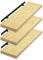 eSituro Wandregal Holz, Regal für Wand, Hängeregal 3 Stück, Schweberegal Deko Regalbrett 60x19x3,5 cm, für Küche Wohnzimmer Schlafzimmer, Wandboard mit unsichtbarer Halterung, Holzoptik