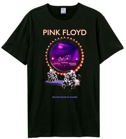 Amplified Sound of Thunder Pink Floyd T-Shirt für Erwachsene, Unisex, Anthrazit, L