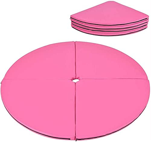 HYLMF Pink Exercise Mat - Pole Dance, Yoga, Gymnastics - Extra Thick EPE Foam & PVC - 120x5cm