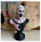 HABITZ Halloween Clown Statue Kunst Die Clown Figur Terrifier Statue Horrorfilm Actionfiguren Killer Clown Büste Skulptur Geister Clown Dekor Sammlerstück for Party,Heimbedarf,Zuhause,Büro,Garten(3)