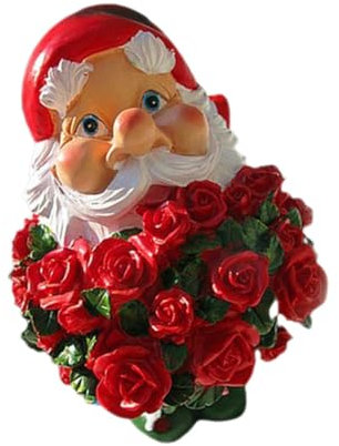 Garneck 1 Stück Garten Decor Holding Rose Garden Zwerg Decor Resin GNOME Handwerk Für