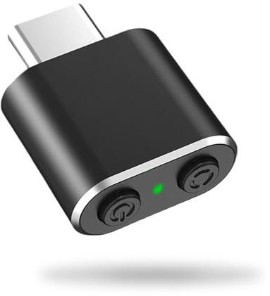 AXFEE 3 Modi Maus Jiggler, USB C Mouse Mover mit EIN/AUS-Schalter, Nicht Nachweisbar Type-C Mouse Mover, Maus Beweger, Treiberfrei, Plug & Play, Hält Computer/Laptop Wach, Mausbeweger Homeoffice