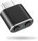 AXFEE Mouse Jiggler, Undetectable USB C Mouse Mover Jiggler, Type-C Mouse Wiggler with ON/OFF Switch Button and 3 Jiggler Modes, Suitable for Keep Laptop/Computer Awake, Driver-Free (Black)
