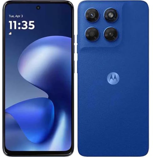 Motorola Moto G47 Dual SIM 128GB ROM + 8GB RAM (GSM, sin CDMA solamente) Smartphone 5G desbloqueado de fábrica (Pantone Nautical Blue) - Versión internacional