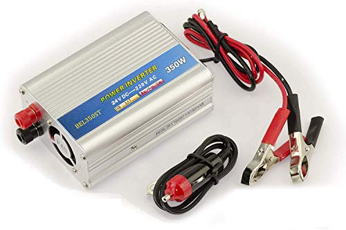 KALEA-INFORMATIQUE Convertisseur de Tension 24V en entrée vers 220V en Sortie. Puissance Continue 350 Watts, Puissance en crête 600W