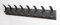 Acorn Linear 8 Hat and Coat Wall Rack with Concealed Fixings 8 Hooks (16 Hanging Points) Graphite Code: 319883
