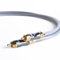 Duronic 1R003/2 24k Gold Single RCA Phono Male to Male Gold Audio Speaker Cable Lead 2 Metres