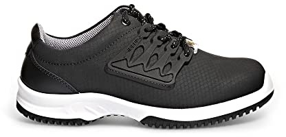Abeba 872495 S1 ESD Halbschuh, Rutschhemmende TPU-Sohle, Schwarz, 40 Größe 31761-40