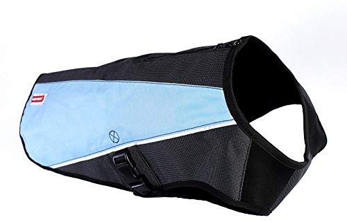 EzyDog Element Hundejacke, Größe M, 53,3 cm, Himmelblau