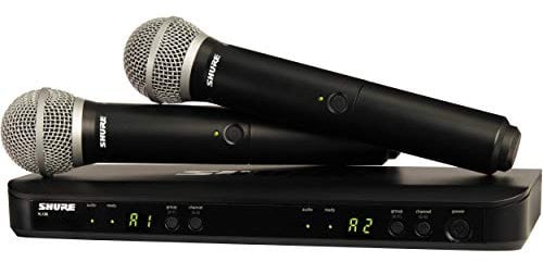 Shure BLX288 PG58 Microfono sans Dual de main Capsula PG58