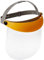 Bollé Safety PFSPROR-101, Gesichtsvisier, Einheitsgröße, gelb/grau, RELPSI Serie FLIP-UP FACE SHIELD