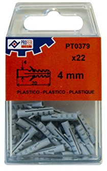 PROFER TOP - Taco Polietileno C/22 Pzs Profer Top 4 Mm