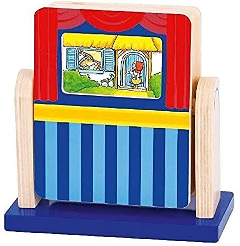 Goki 53924 - Märchenkinok (2 Märchen - 18 Motive) (Holz) (+3 Jahre), Farbe/Modell Sortiert