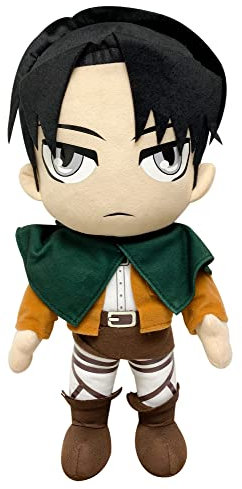 GE Animation Great Eastern Attack on Titan Levi Ackerman Stuffed Plush, 18/Large by GE Animation