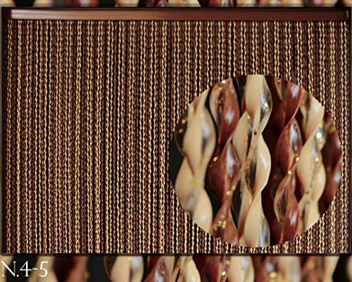 Vorhang/Fliegengitter, PVC, Modell 21, Alu-Stangen, in Italien hergestellt, Maße (Standard oder maßgeschneidert): 95 x 200 cm/100 x 220 cm/120 x 230 cm/130 x 240 cm/150 x 250 cm, GRIS AVEC GLITTER ARGENT [2], 95 X 200